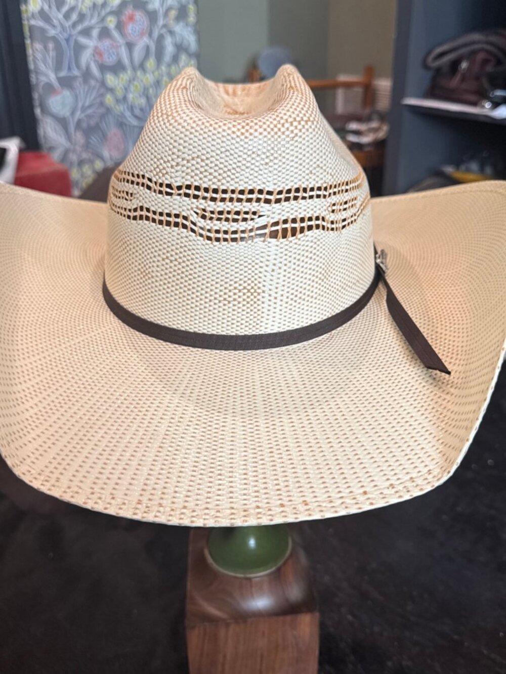 Twister Bangora Straw Cowboy Hat - 71/4